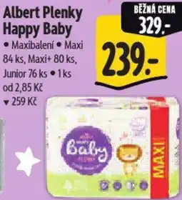 Albert Albert Plenky Happy Baby nabídka