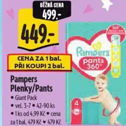 Albert Pampers Plenky/Pants nabídka