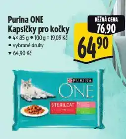 Albert Purina ONE Kapsičky pro kočky nabídka