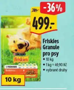 Albert Friskies Granule pro psy nabídka