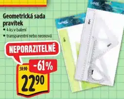 Albert Geometrická sada pravítek nabídka