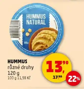 Penny Market Hummus nabídka