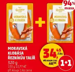 Penny Market Moravská klobása Řezníkův talíř nabídka