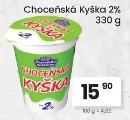 Kubík potraviny Choceňská Kyška 2% nabídka
