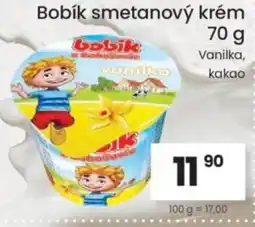Kubík potraviny Bobík smetanový krém nabídka