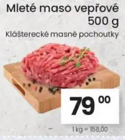 Kubík potraviny Mleté maso vepřové nabídka