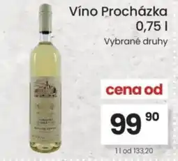 Kubík potraviny Víno Procházka nabídka