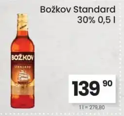 Kubík potraviny Božkov Standard 30% nabídka