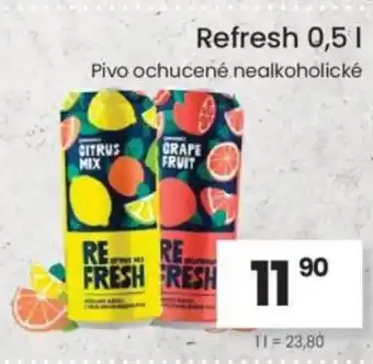 Kubík potraviny Refresh nabídka