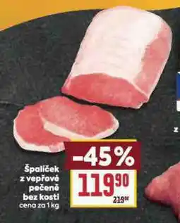 Billa Šalíček z vepřové pečeně bez kosti nabídka