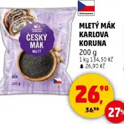 Penny Market Mletý mák Karlova koruna nabídka
