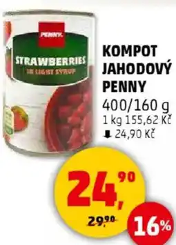 Penny Market Kompot jahodový Penny nabídka