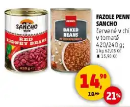 Penny Market Fazole Penny/ Sancho nabídka