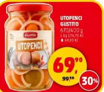 Penny Market Gustito Utopenci nabídka