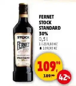 Penny Market Fernet Stock standard 30% nabídka