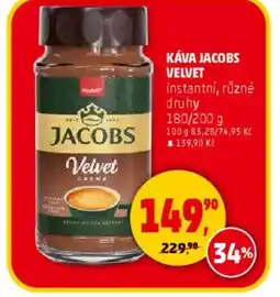 Penny Market Káva Jacobs velvet nabídka