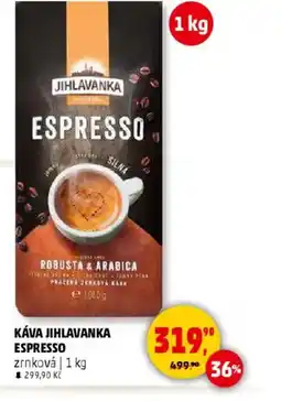 Penny Market Káva Jihlavanka espresso nabídka