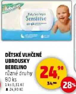 Penny Market BEBELINO Dětské vlhčené ubrousky nabídka