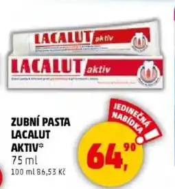 Penny Market Zubní pasta Lacalut aktiv nabídka