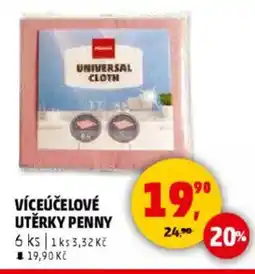 Penny Market Víceúčelové utěrky Penny nabídka