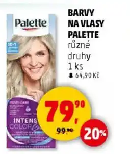 Penny Market Barvy na vlasy Palette nabídka