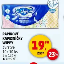 Penny Market Wippy Papírové kapesníčky nabídka