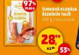Penny Market Řezníkův talíř Šunková klobása nabídka