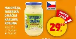Penny Market Majonéza, tatarská omáčka Karlova Koruna nabídka