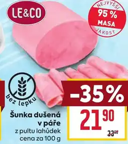 Billa Šunka dušená v páře nabídka