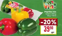Billa Paprika mix nabídka