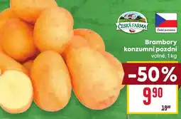 Billa Brambory konzumní pozdní nabídka