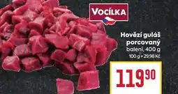 Billa Hovězí guláš porcovaný nabídka