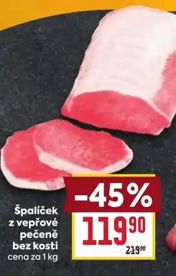 Billa Špalíček z vepřové pečeně bez kosti nabídka