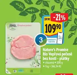 Albert Nature's Promise Bio Vepřová pečeně bez kosti - plátky nabídka