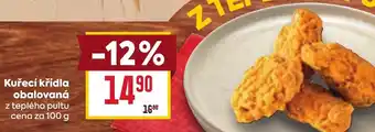 Billa Kuřecí křídla obalovaná nabídka