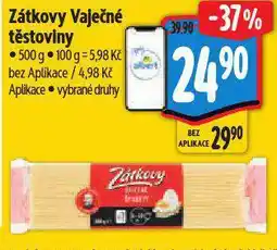 Albert Zátkovy vaječné těstoviny nabídka