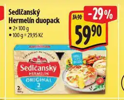 Albert Sedlčanský hermelín nabídka