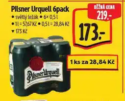 Albert Pilsner urquell 6pack nabídka