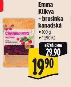 Albert Klikva - brusinka kanadská nabídka