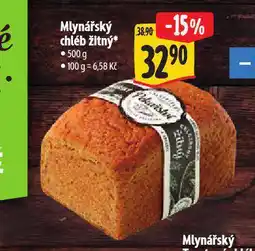 Albert Mlynářský chléb žitný nabídka
