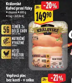 Albert Královské kuřecí prsní řížky nabídka