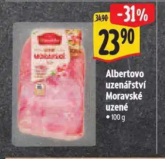 Albert Albertovo uzenářství moravské užené nabídka