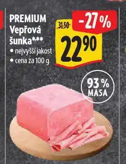 Albert Premium vepřová šunka nabídka