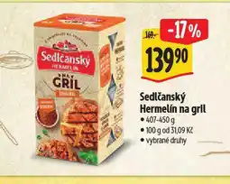 Albert Sedlčanský hermlín na gril nabídka