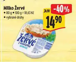 Albert Milko žervé nabídka