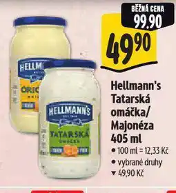 Albert Hellamnn´s tatarská omáčka / majonéza nabídka