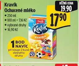 Albert Kravík ochucené mléko nabídka