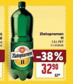 Billa Pivo zlatopramen 11 nabídka