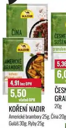 Ratio KOŘENÍ NADIR nabídka