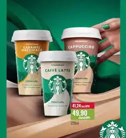 Ratio STARBUCKS 220ml nabídka